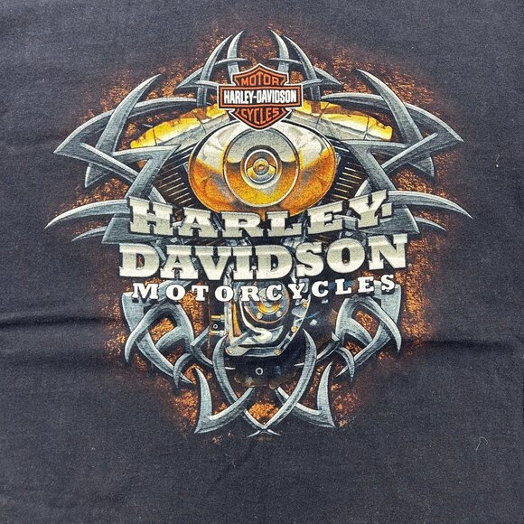 Y2K HARLEY DAVIDSON GRAPHIC TEE MENS XL ANNAPOLIS MARYLAND SHORT SLEEVE - Picture 3 of 11